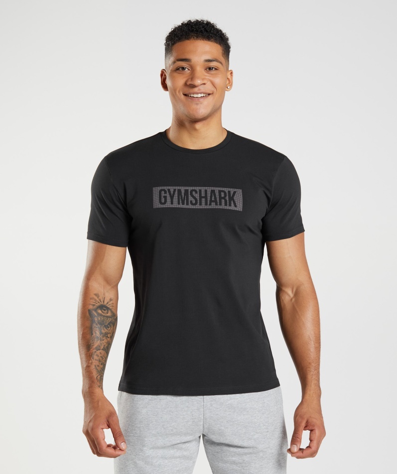 Gymshark Blokk T-skjorte Svart