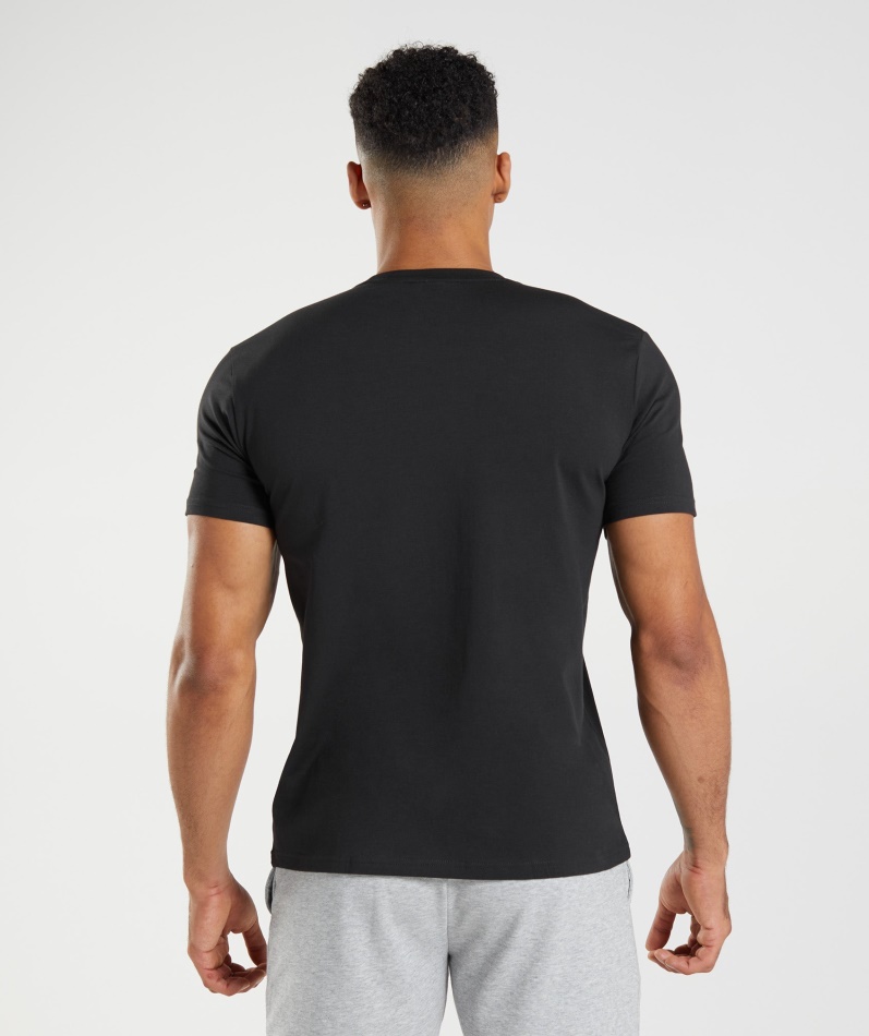 Gymshark Blokk T-skjorte Svart