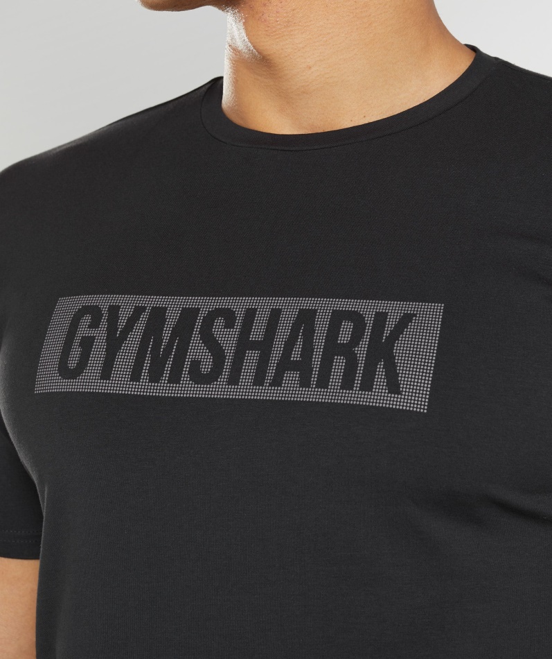 Gymshark Blokk T-skjorte Svart