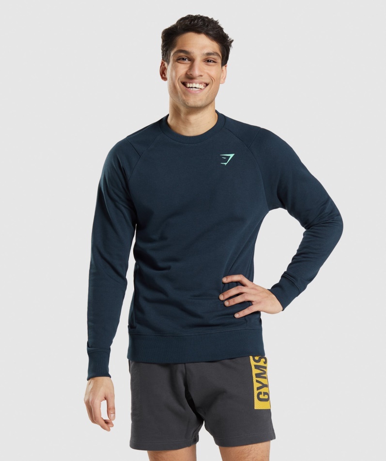 Gymshark Dristig Mannskap Marine