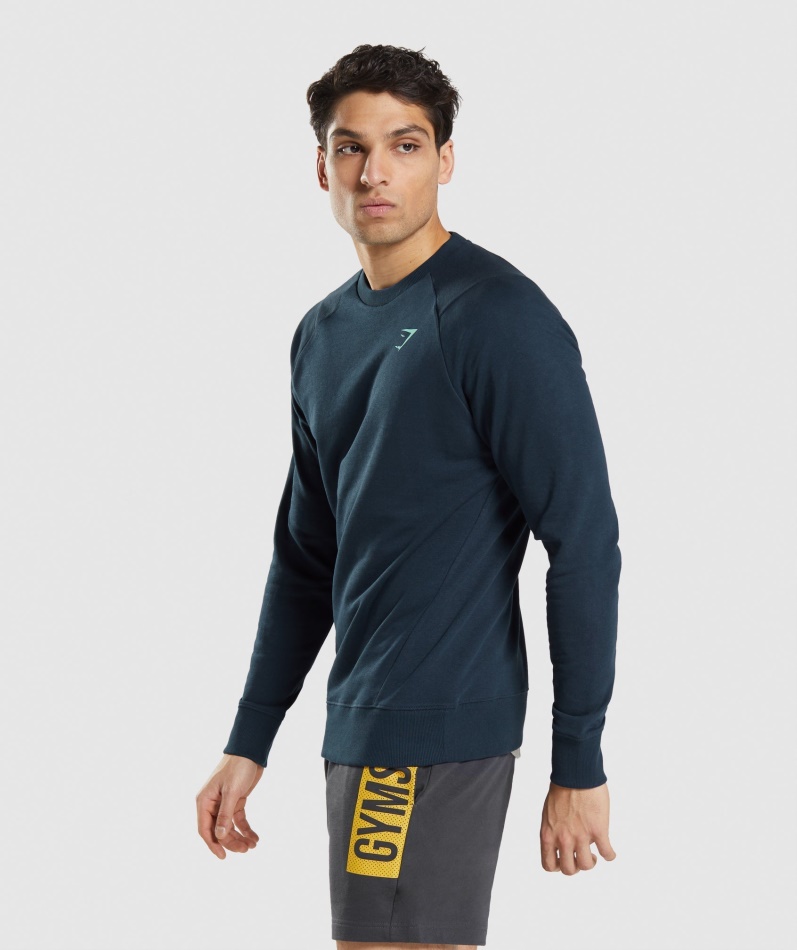 Gymshark Dristig Mannskap Marine