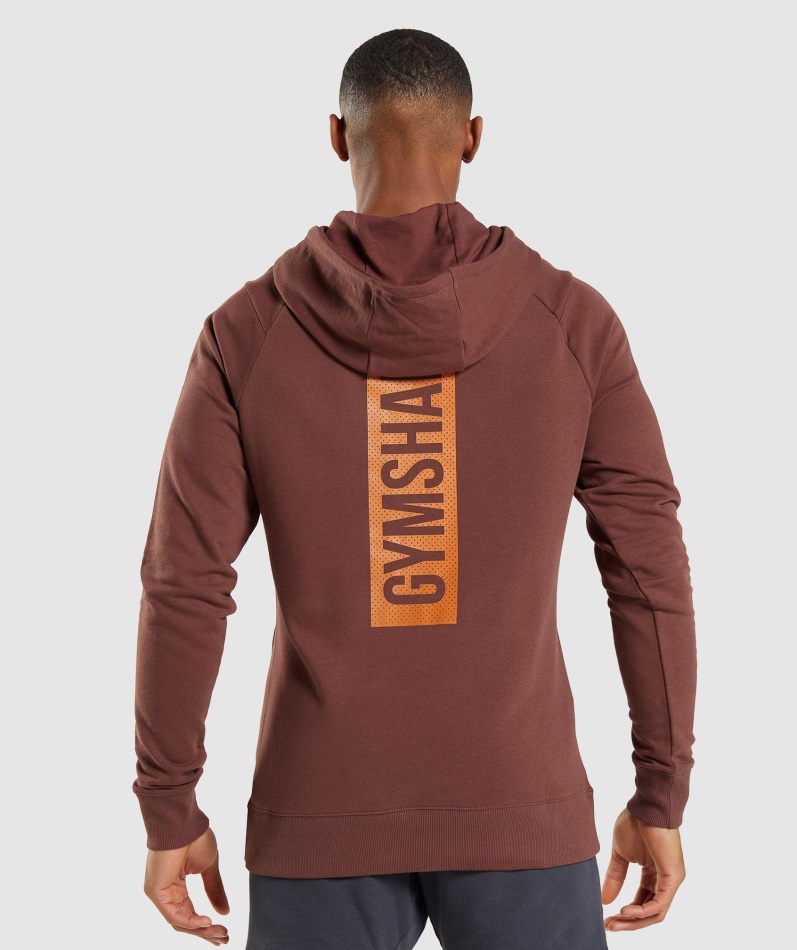 Gymshark Modig Hettegenser Kirsebærbrun