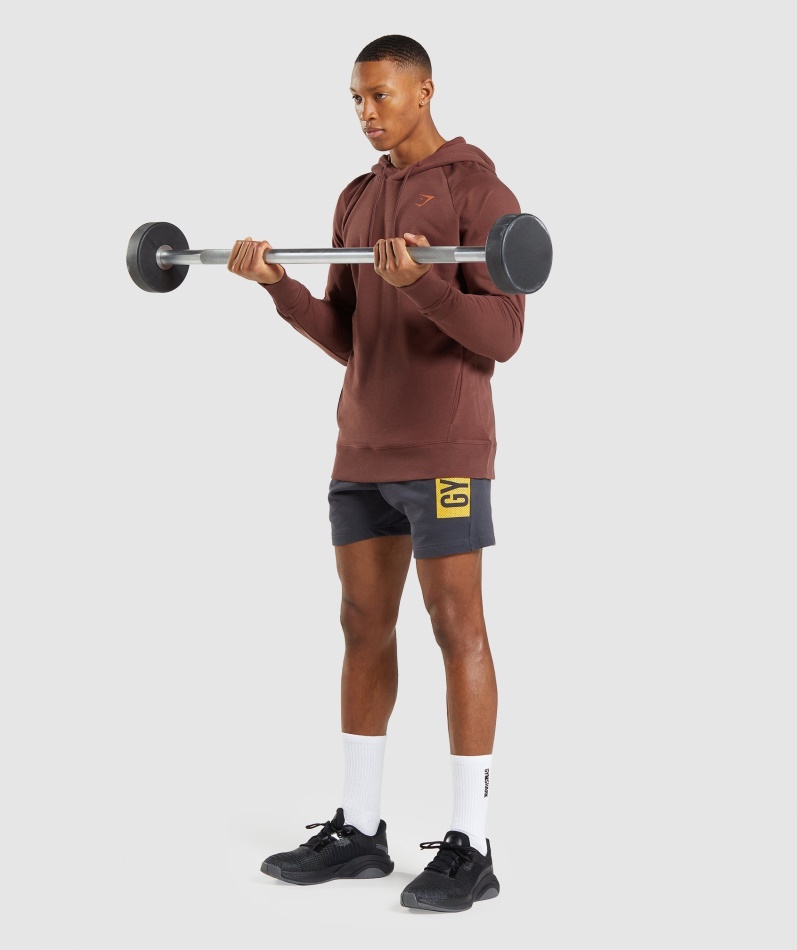 Gymshark Modig Hettegenser Kirsebærbrun