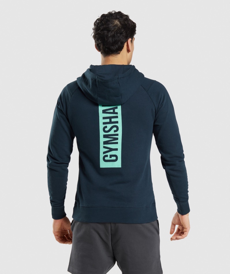 Gymshark Modig Hettegenser Marine