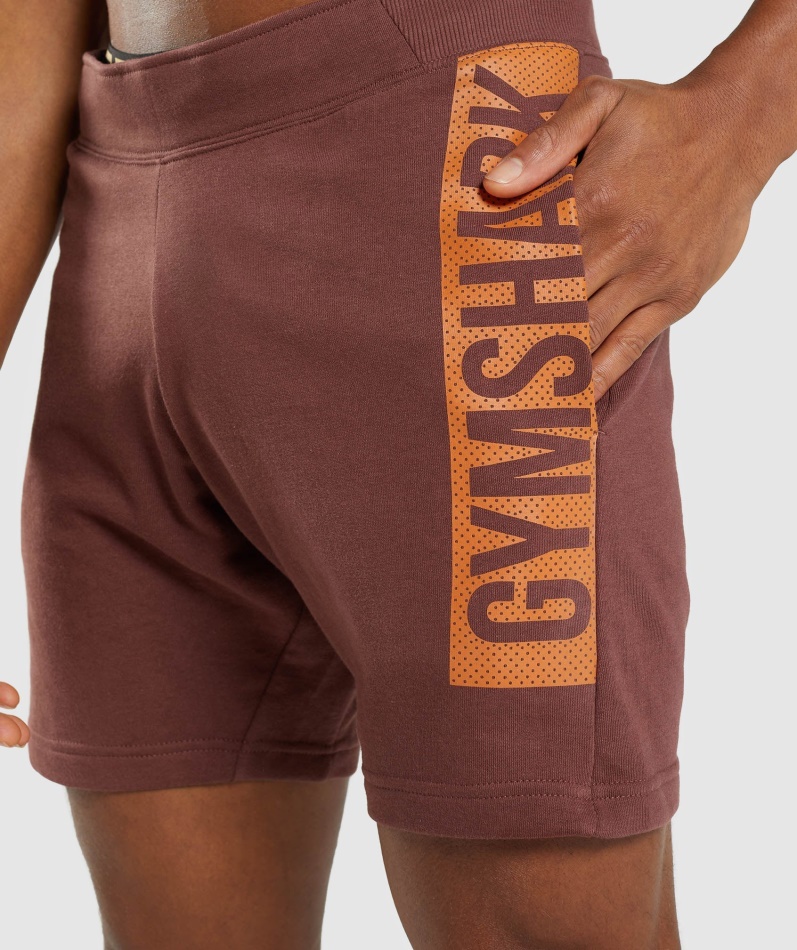 Gymshark Fet Shorts Kirsebærbrun