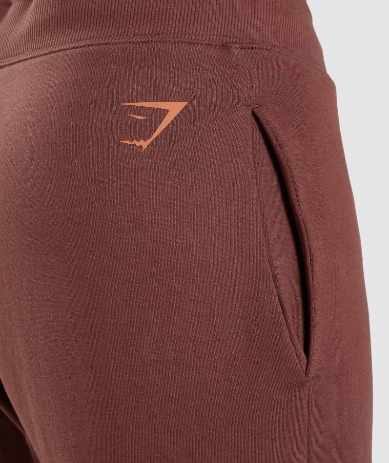 Gymshark Fet Shorts Kirsebærbrun