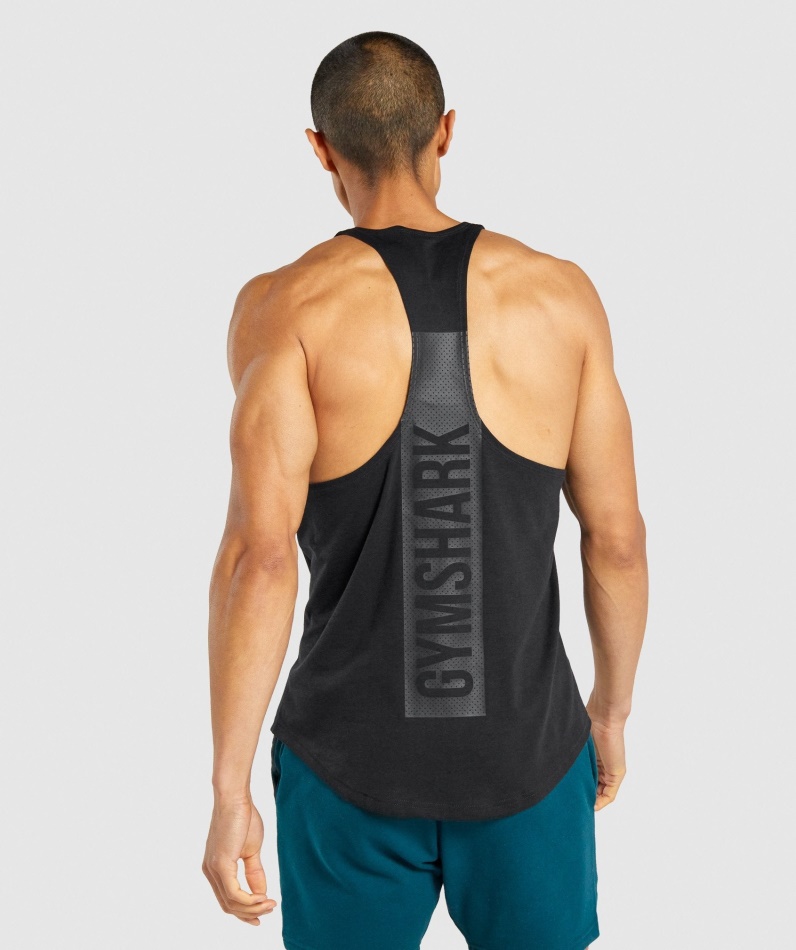 Gymshark Fet Stringer Svart