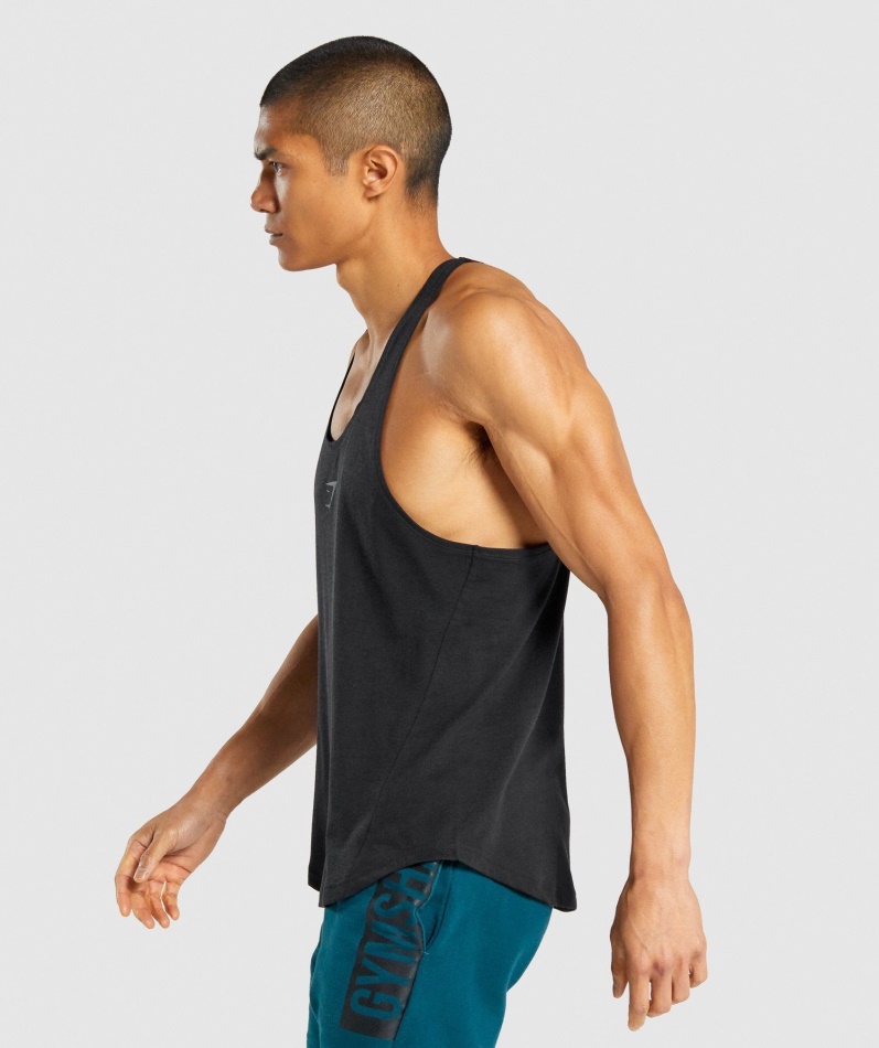 Gymshark Fet Stringer Svart