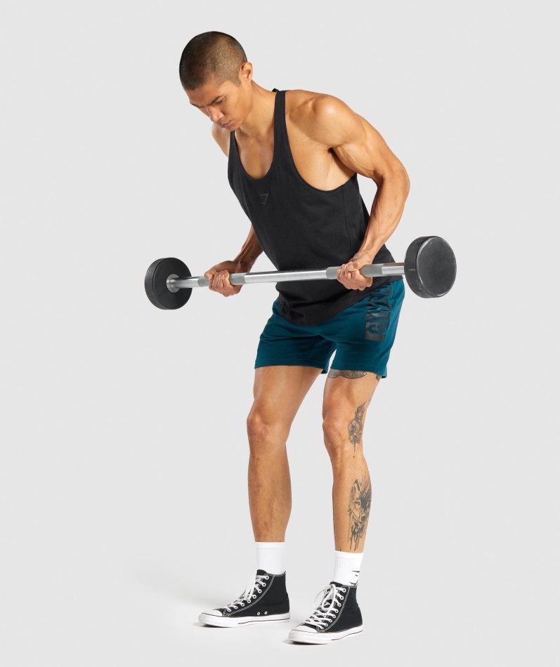 Gymshark Fet Stringer Svart