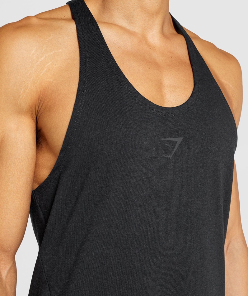 Gymshark Fet Stringer Svart