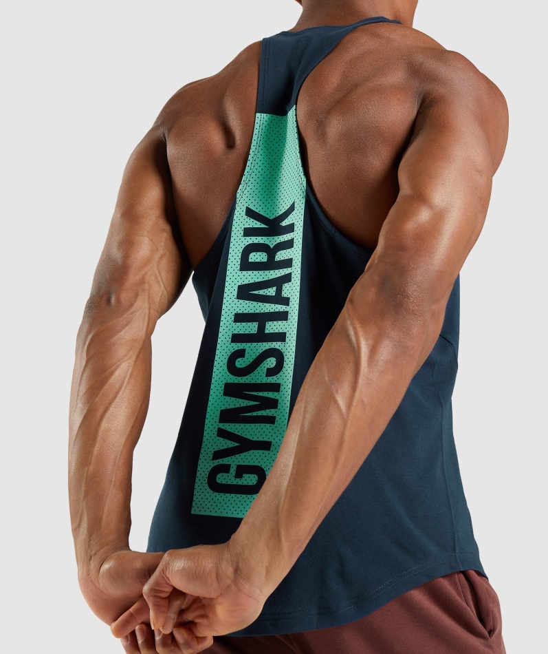 Gymshark Dristig Stringer Marine