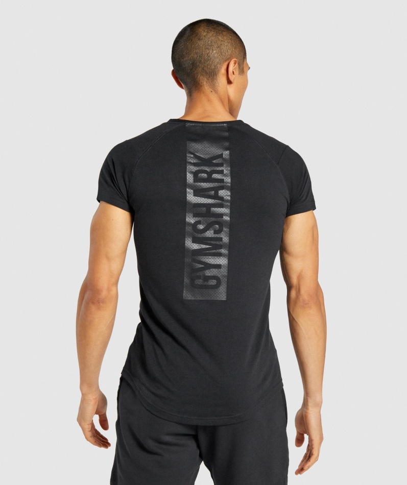 Gymshark Modig T-skjorte Svart