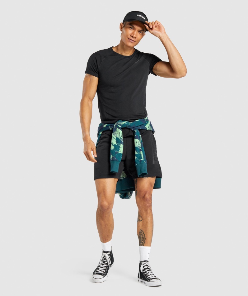 Gymshark Modig T-skjorte Svart