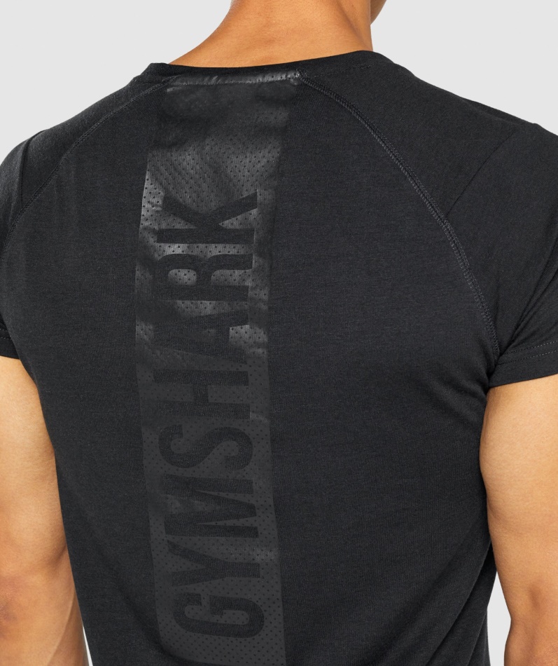 Gymshark Modig T-skjorte Svart