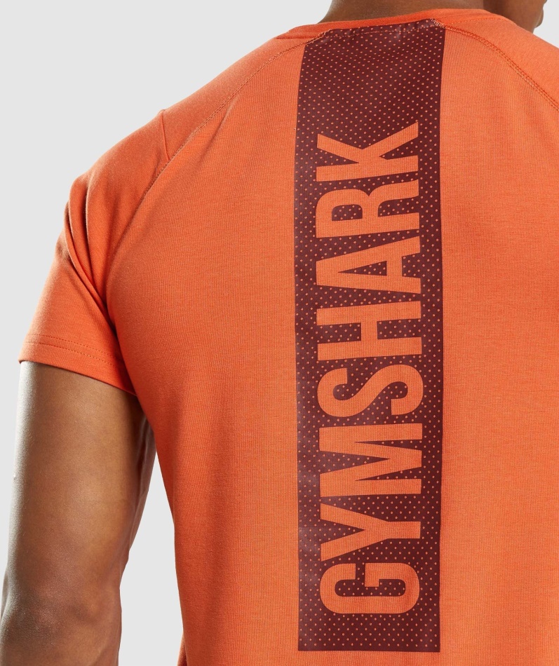 Gymshark Fet T-skjorte Leire Oransje