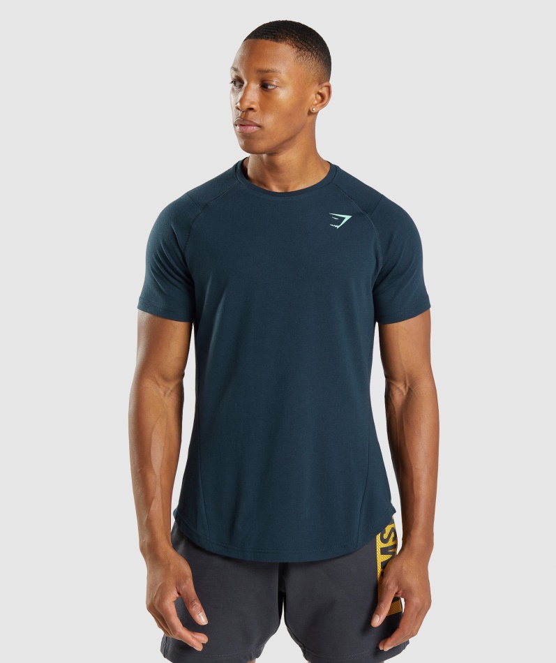 Gymshark Fet T-skjorte Menn Marine