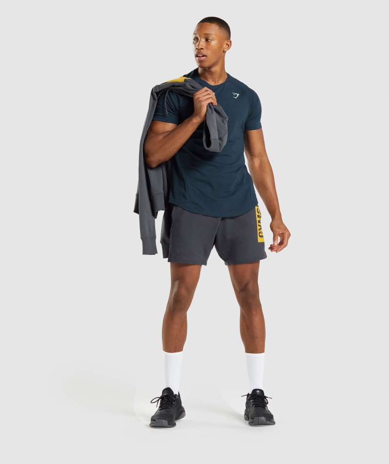 Gymshark Fet T-skjorte Menn Marine