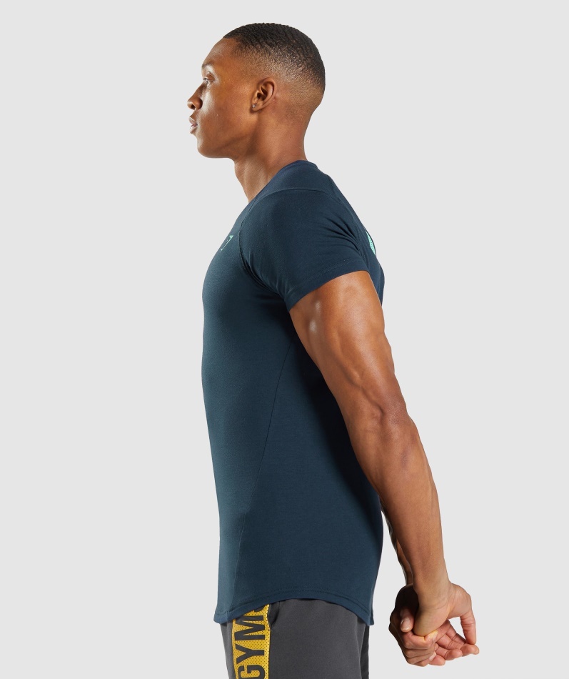 Gymshark Fet T-skjorte Marine