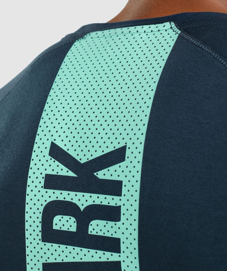 Gymshark Fet T-skjorte Marine