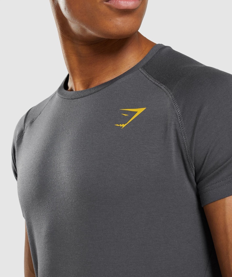 Gymshark Modig T-skjorte Onyx Grå
