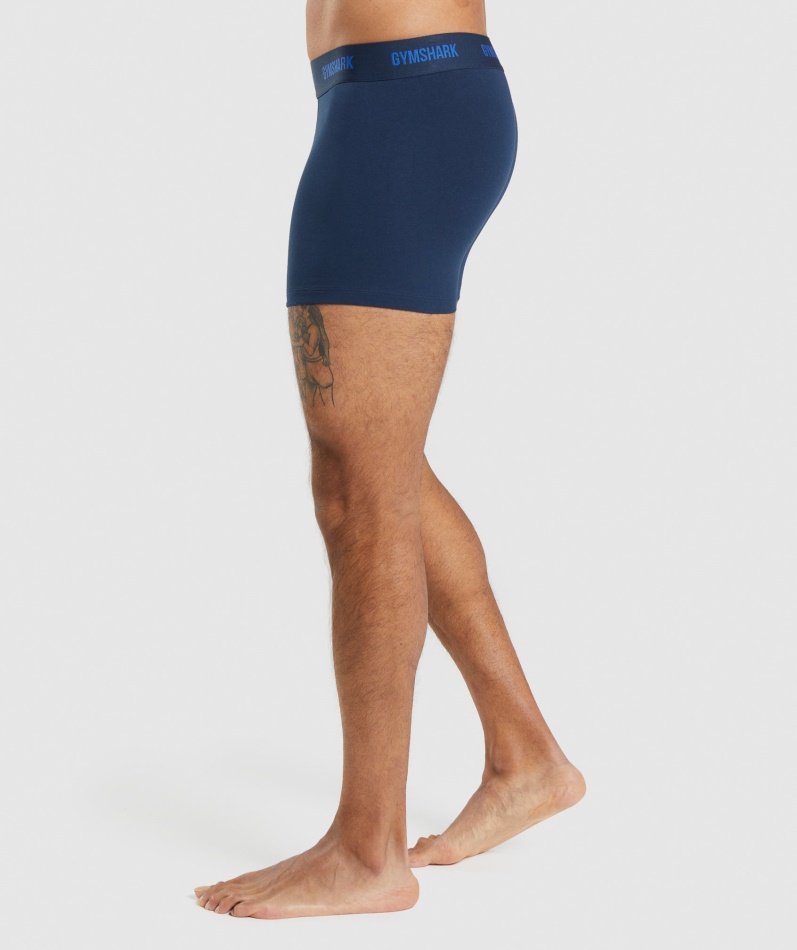 Gymshark Boksere 2pk Kjerne Oliven-marine