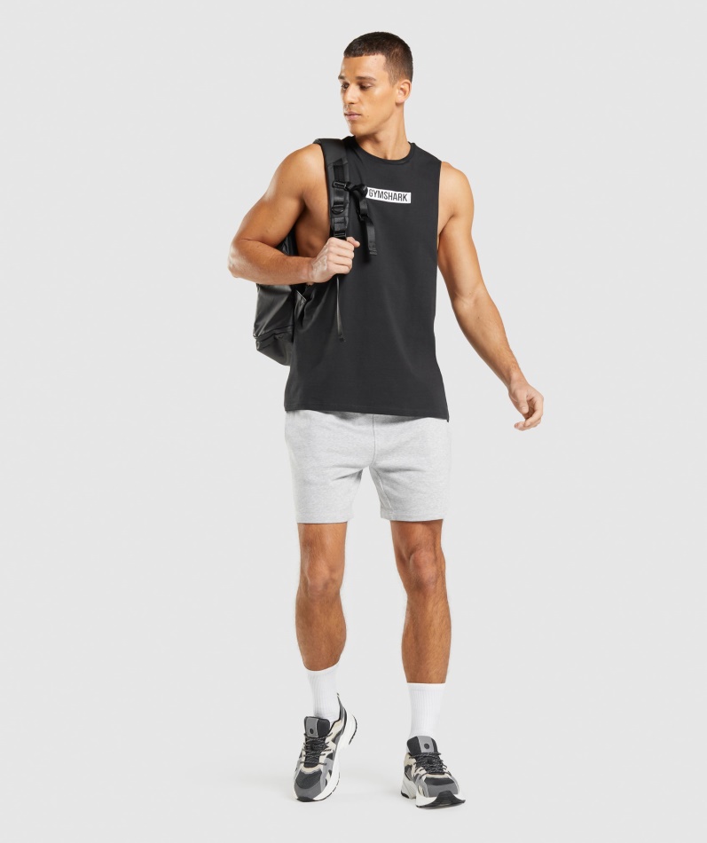 Gymshark Sentral Fallarm Tank Svart