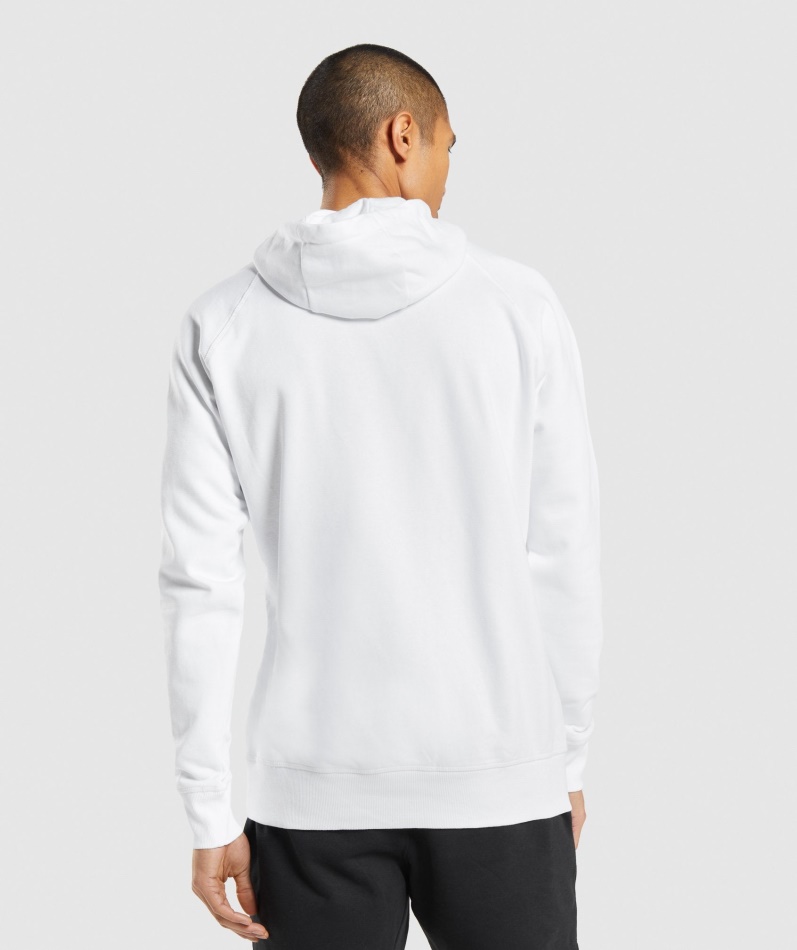 Gymshark Sentral Hettegenser Hvit