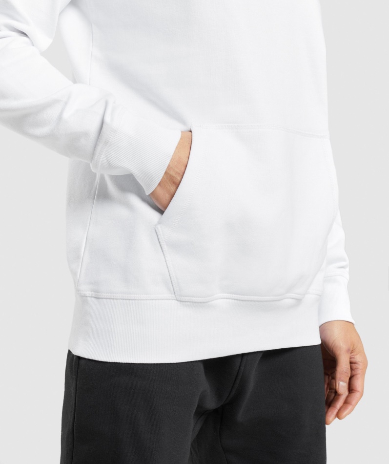 Gymshark Sentral Hettegenser Hvit