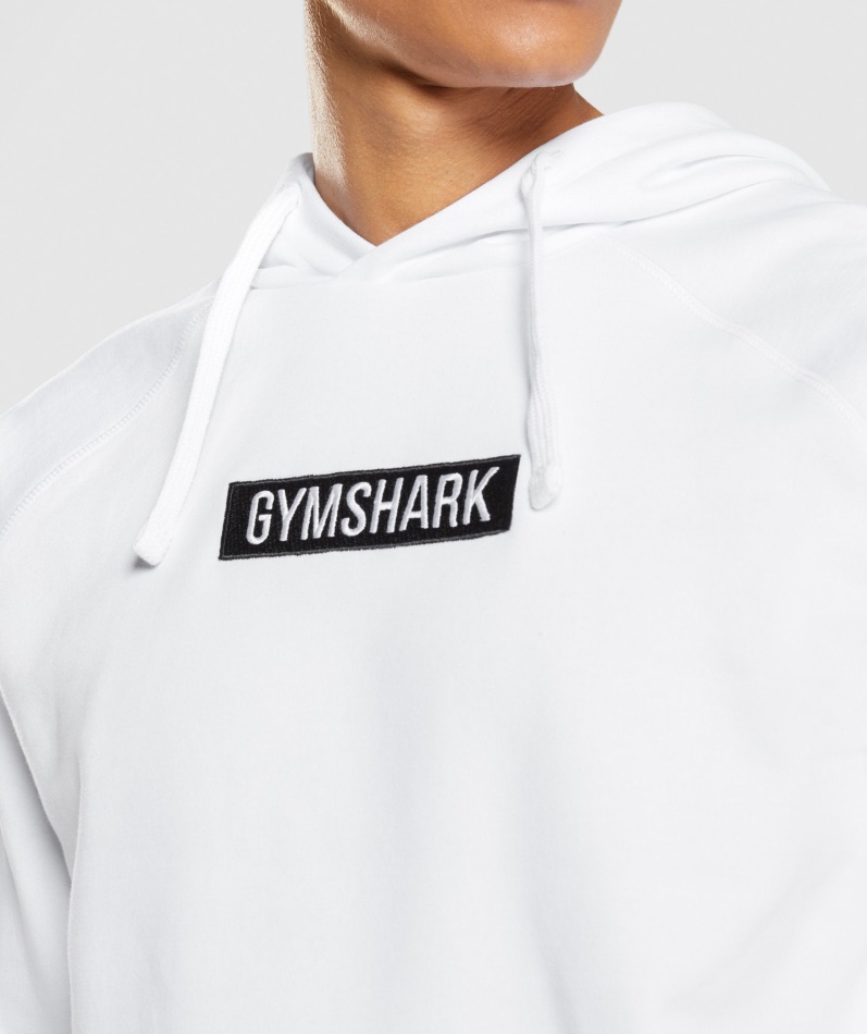 Gymshark Sentral Hettegenser Hvit