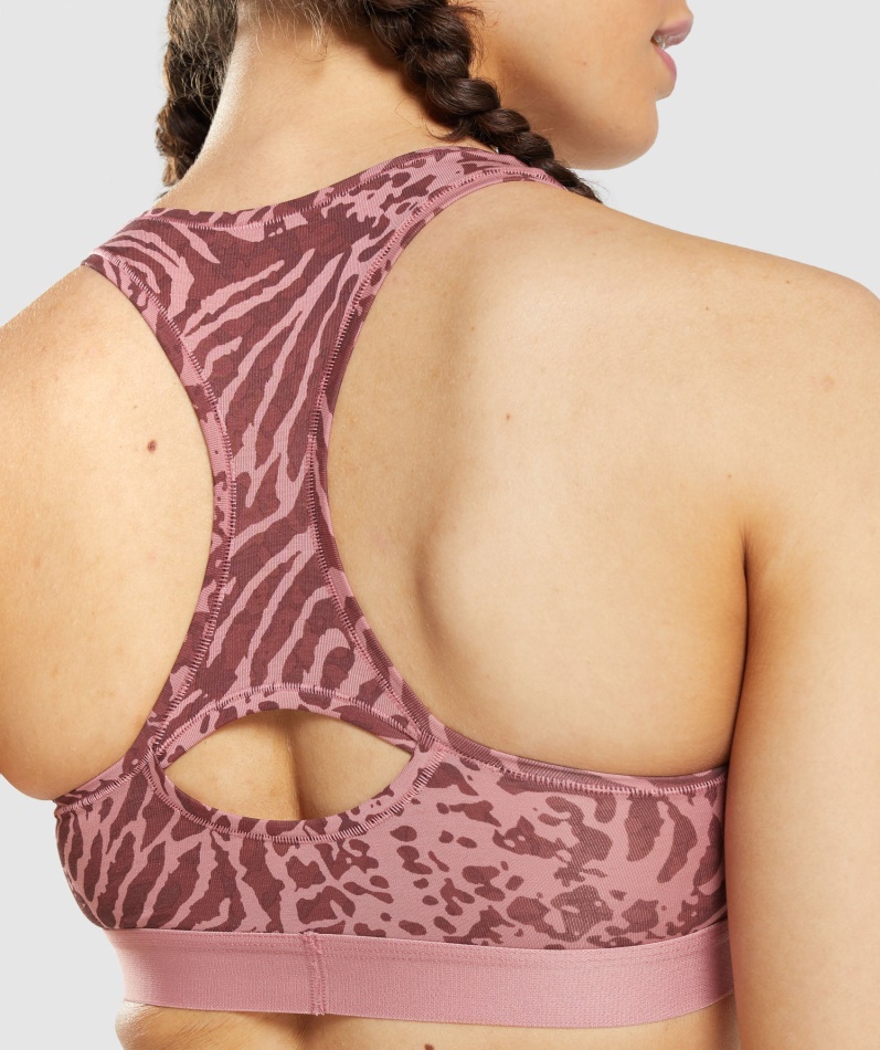 Gymshark Bomull Bralette Alice Rosa