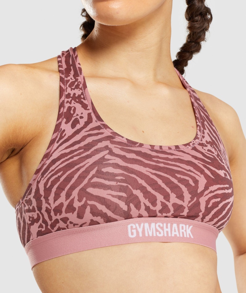 Gymshark Bomull Bralette Alice Rosa