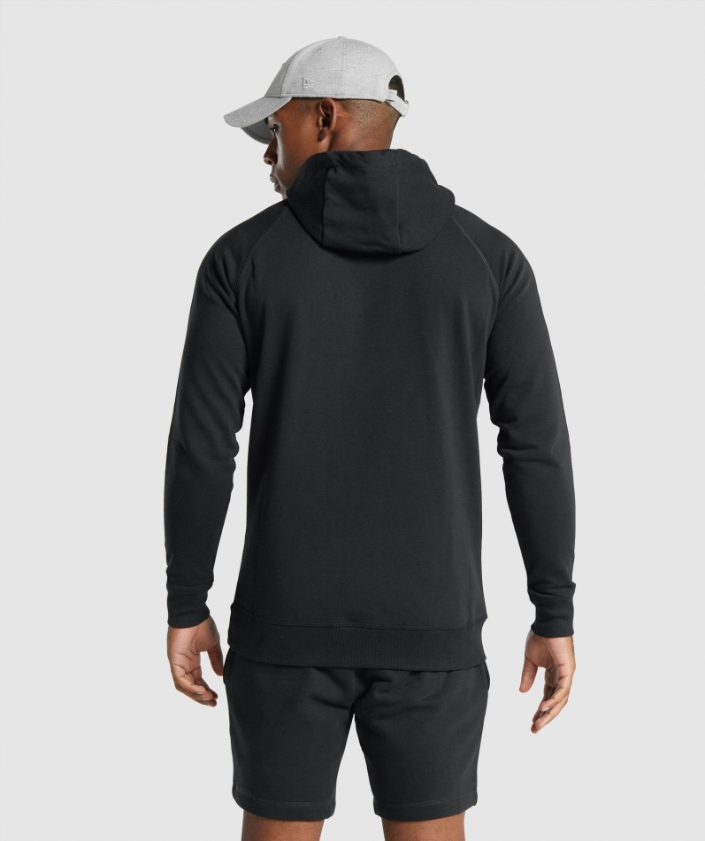 Gymshark Crest Hettegenser Svart
