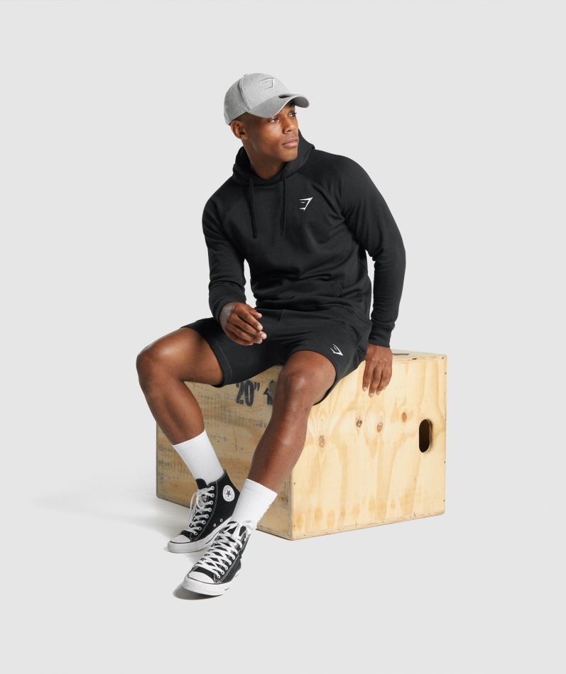 Gymshark Crest Hettegenser Svart