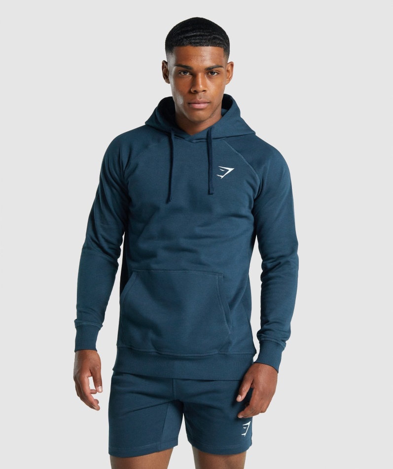 Gymshark Crest Hettegenser Marine