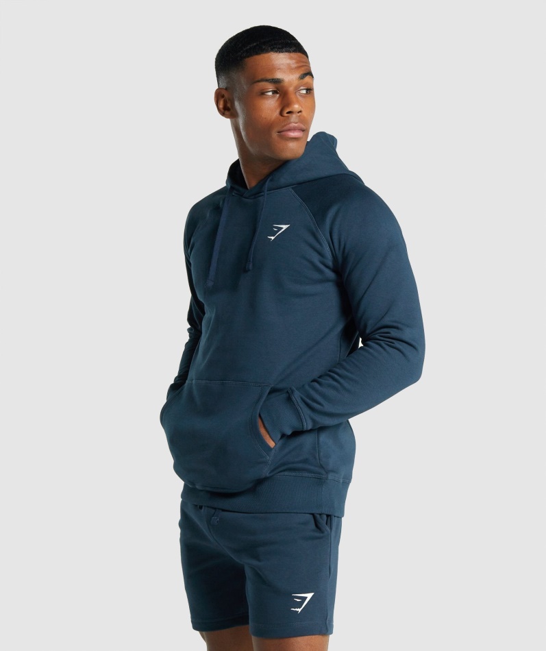 Gymshark Crest Hettegenser Marine