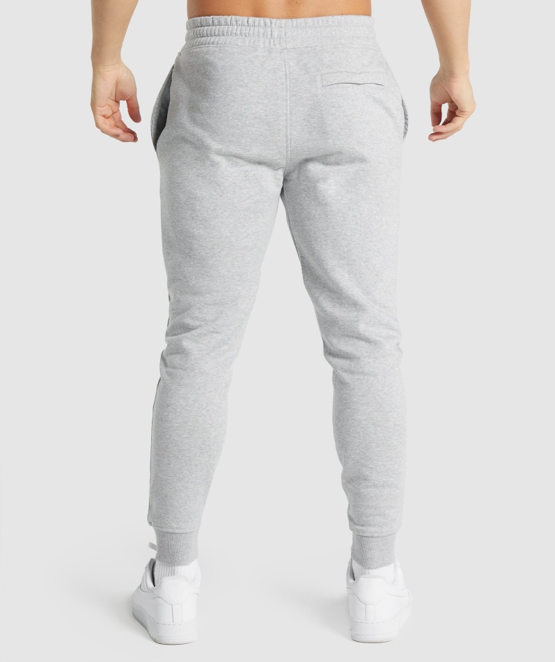 Gymshark Crest Joggers Lys Grå Kjernemergel
