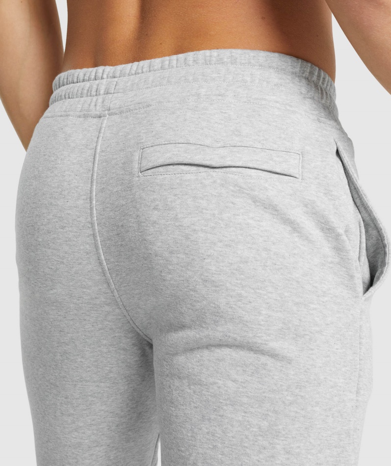 Gymshark Crest Joggers Lys Grå Kjernemergel