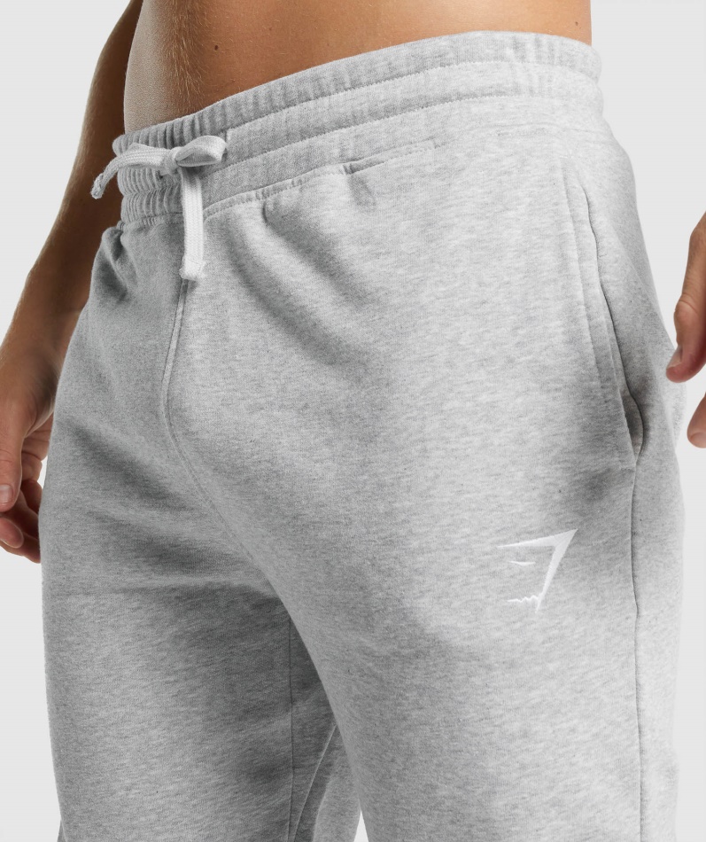 Gymshark Crest Joggers Lys Grå Kjernemergel