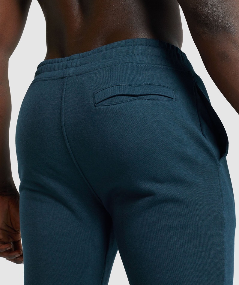 Gymshark Crest Joggers Marine