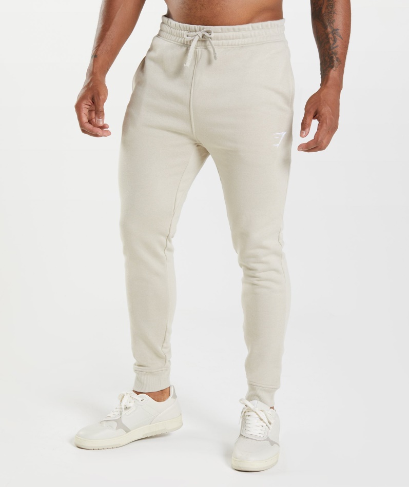 Gymshark Crest Joggers Pebble Grey