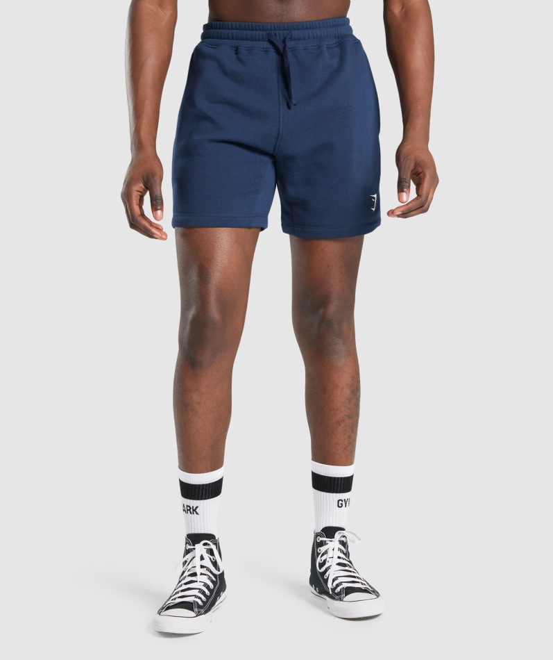 Gymshark Crest Shorts Marine
