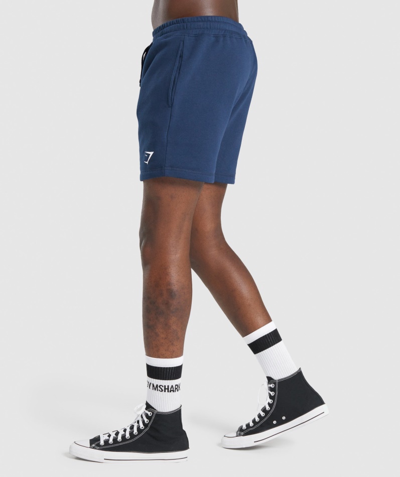 Gymshark Crest Shorts Marine