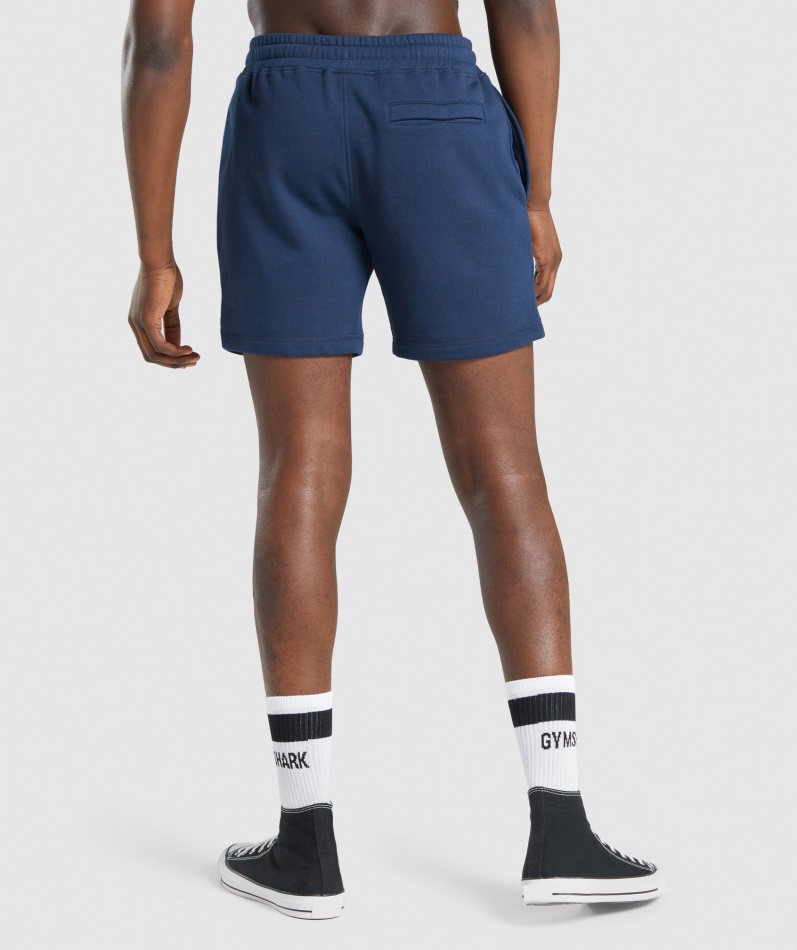 Gymshark Crest Shorts Marine