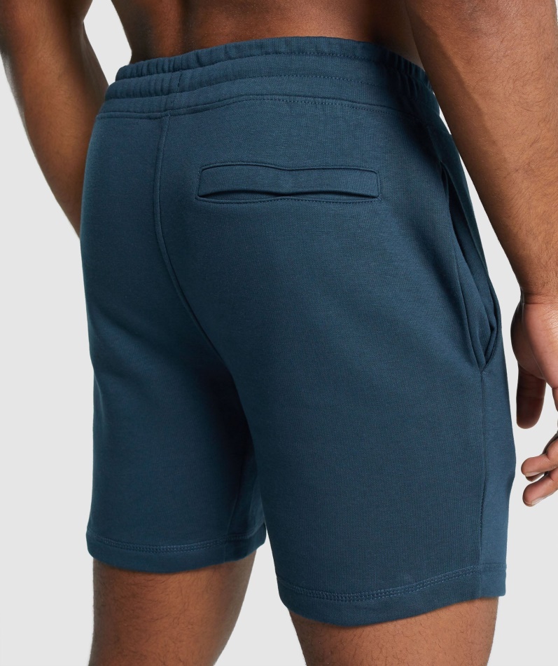 Gymshark Crest Shorts Marine