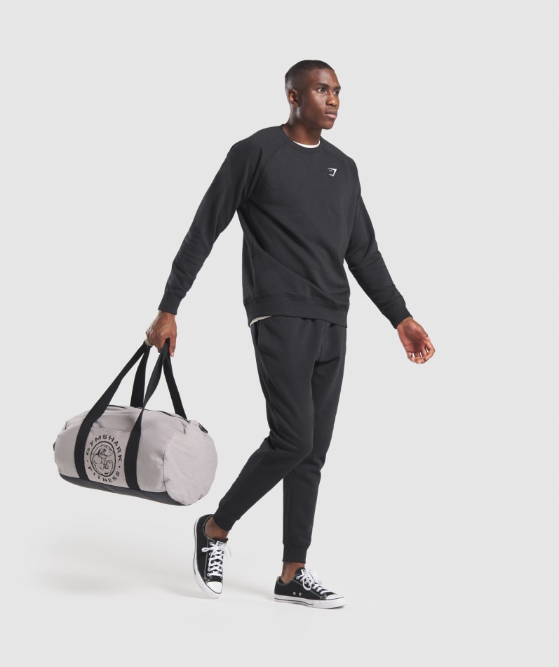 Gymshark Crest Sweatshirt Svart