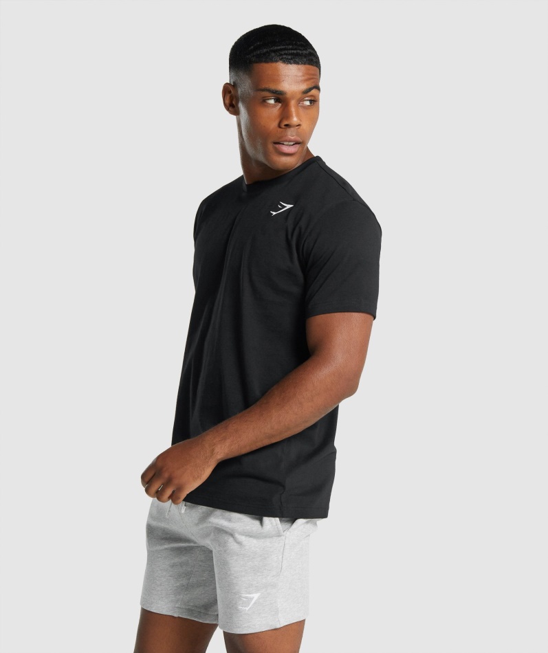Gymshark Crest T-skjorte Svart