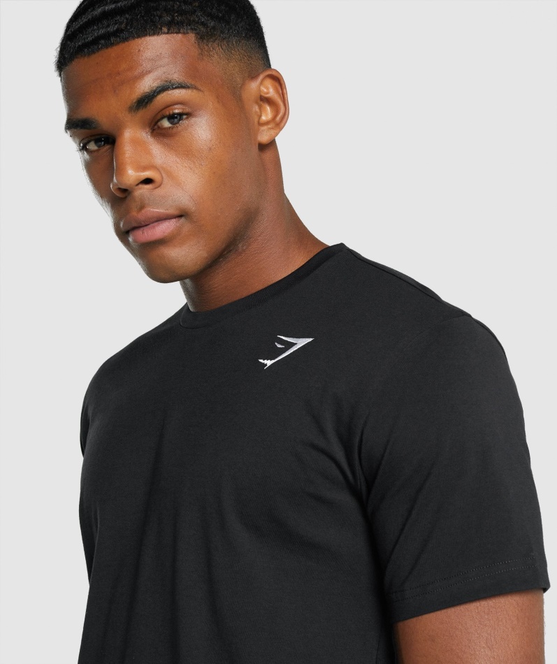 Gymshark Crest T-skjorte Svart