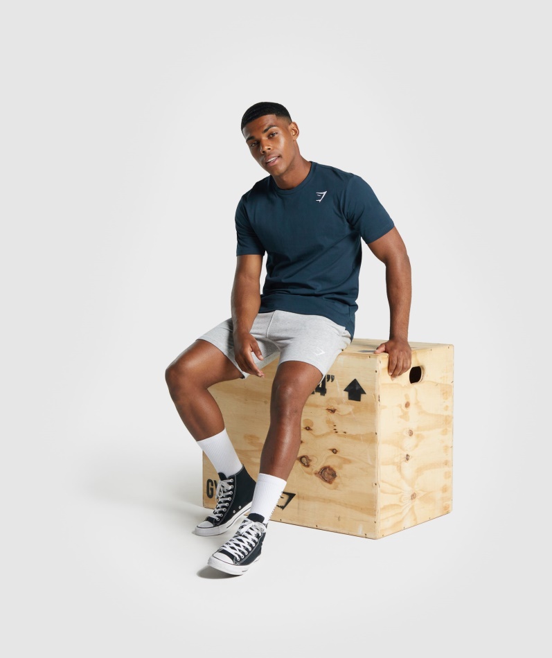 Gymshark Crest T-skjorte Marine