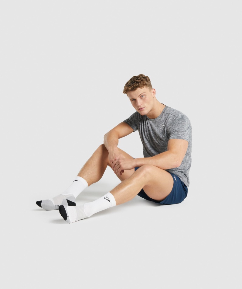 Gymshark Crew Ytelse Sokker Hvite