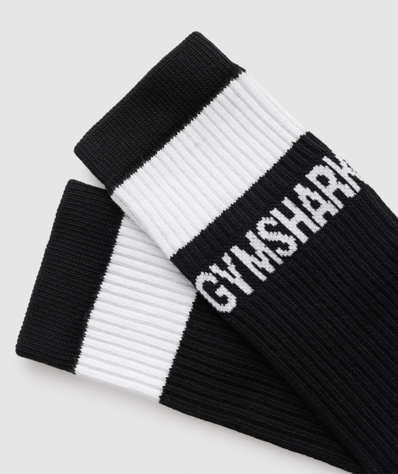 Gymshark Crew Sokker 1pk Svart